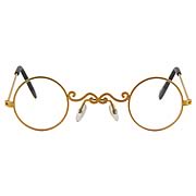 Steampunk Gold/Clear Pot O' Gold Glasses